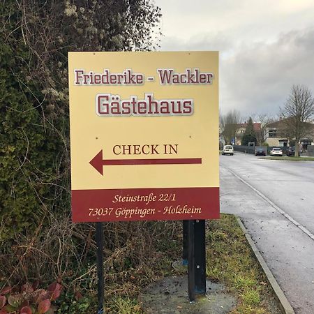 Friederike Wackler Gaestehaus Goeppingen Exterior photo